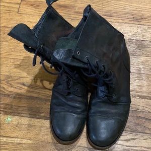 Allsaints Spitalfields leather boots size 43